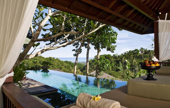 Luxury Villa, 2 Bedrooms, Private Pool | Terrace/patio - The Damai (Sukasada)