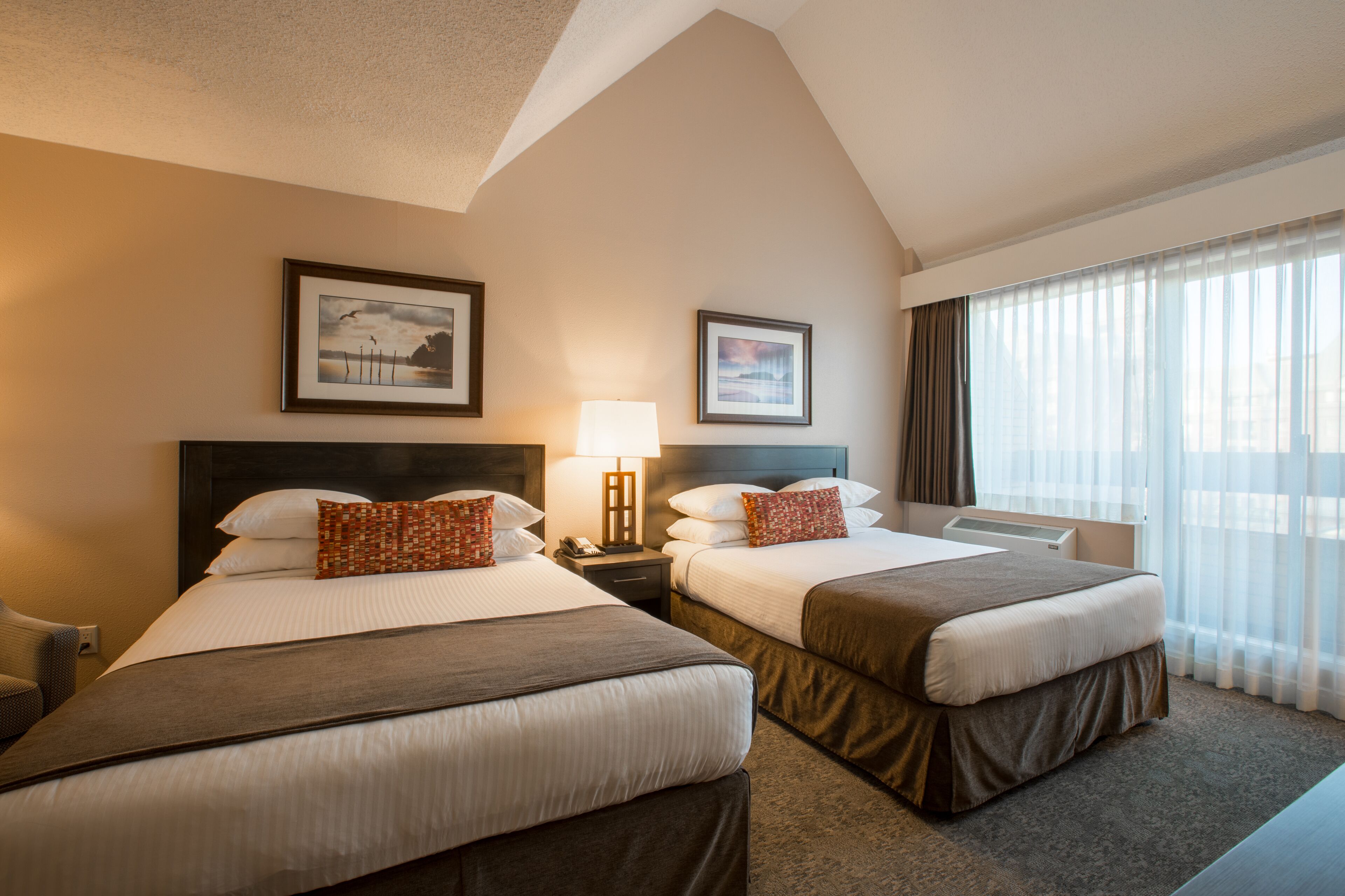 standard room, 2 queen beds | in-room safe, desk, blackout curtains, iron/ironing board