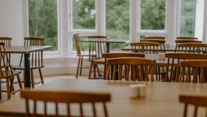Spiseområde på rommet