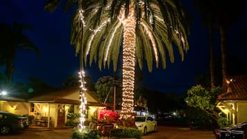 Front of property – evening/night