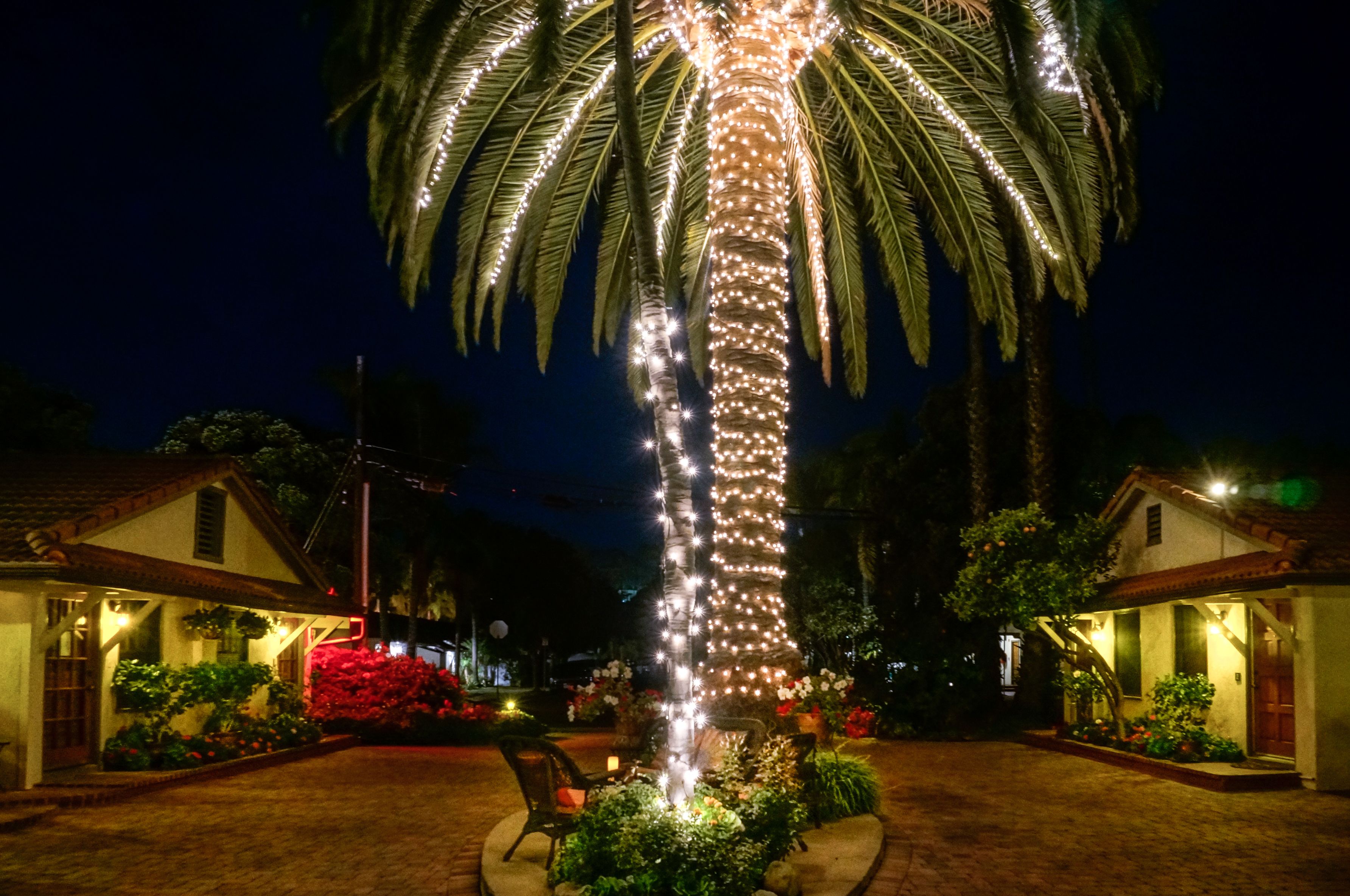 Front of property – evening/night