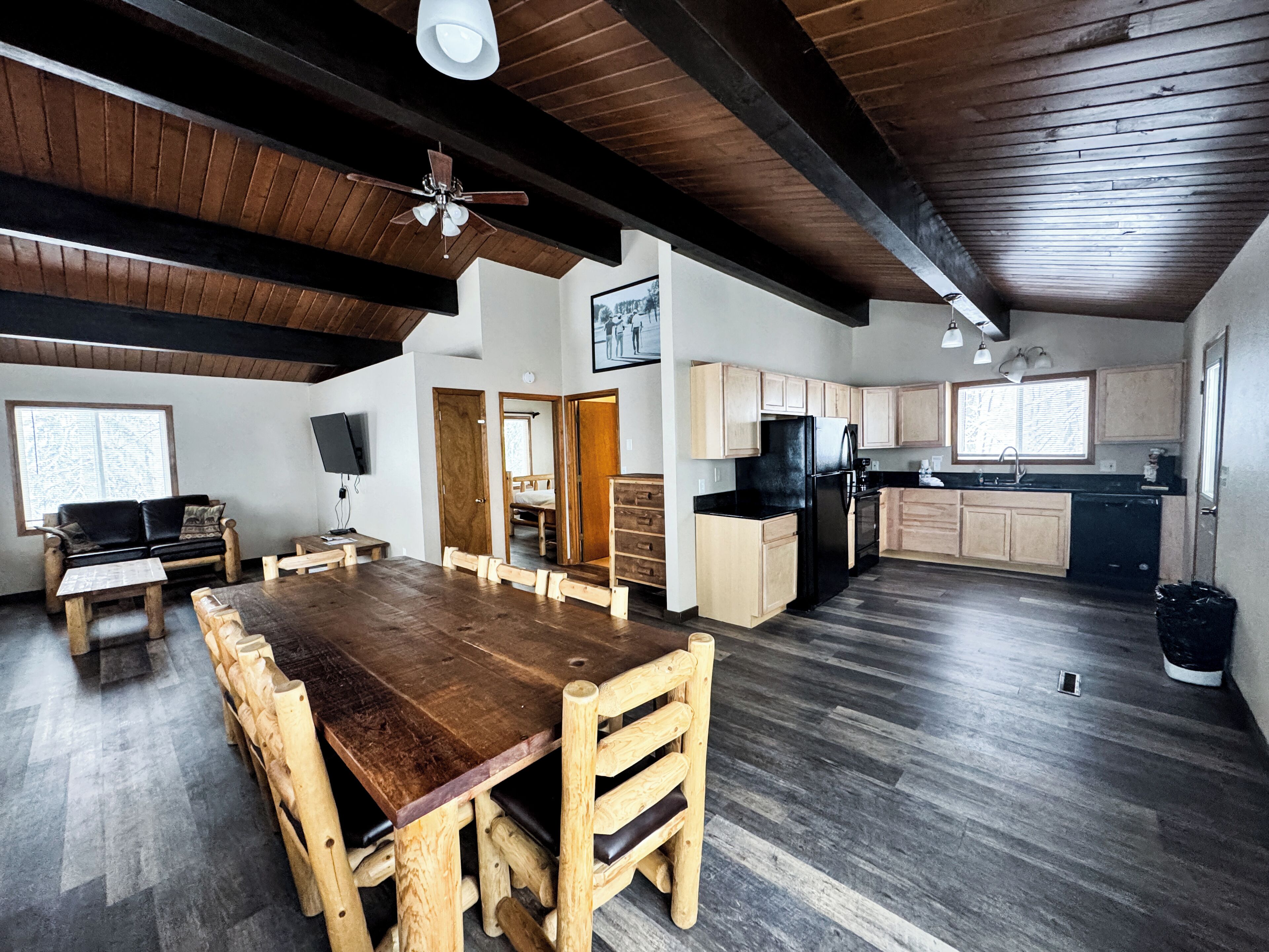 Room (Alpine Haus) | Premium bedding, down duvets, in-room safe, iron/ironing board