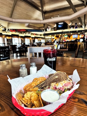 Lunch and dinner served