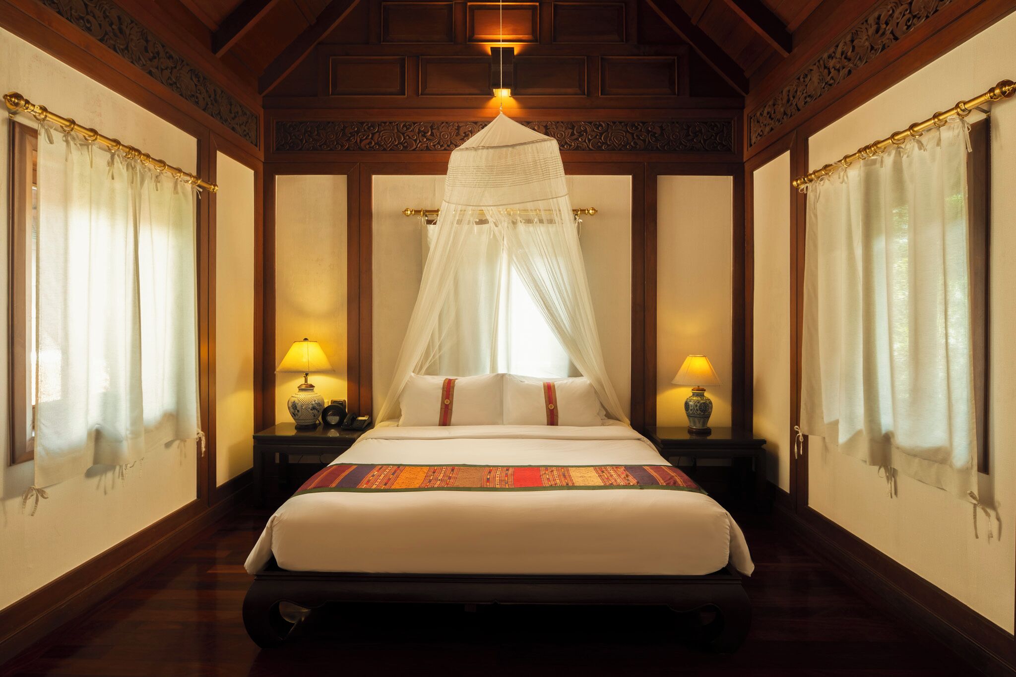 Thai Villa 2 Bedroom | In-room safe, desk, blackout drapes, iron/ironing board