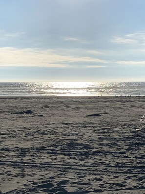 On the beach