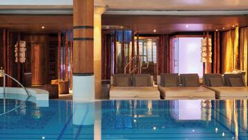 Sauna, hot tub, steam room, body treatments, hydrotherapy, aromatherapy