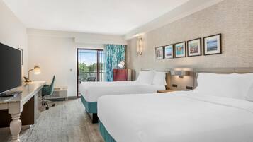 Room, 2 Queen Beds, Balcony | Premium bedding, down comforters, desk, iron/ironing board
