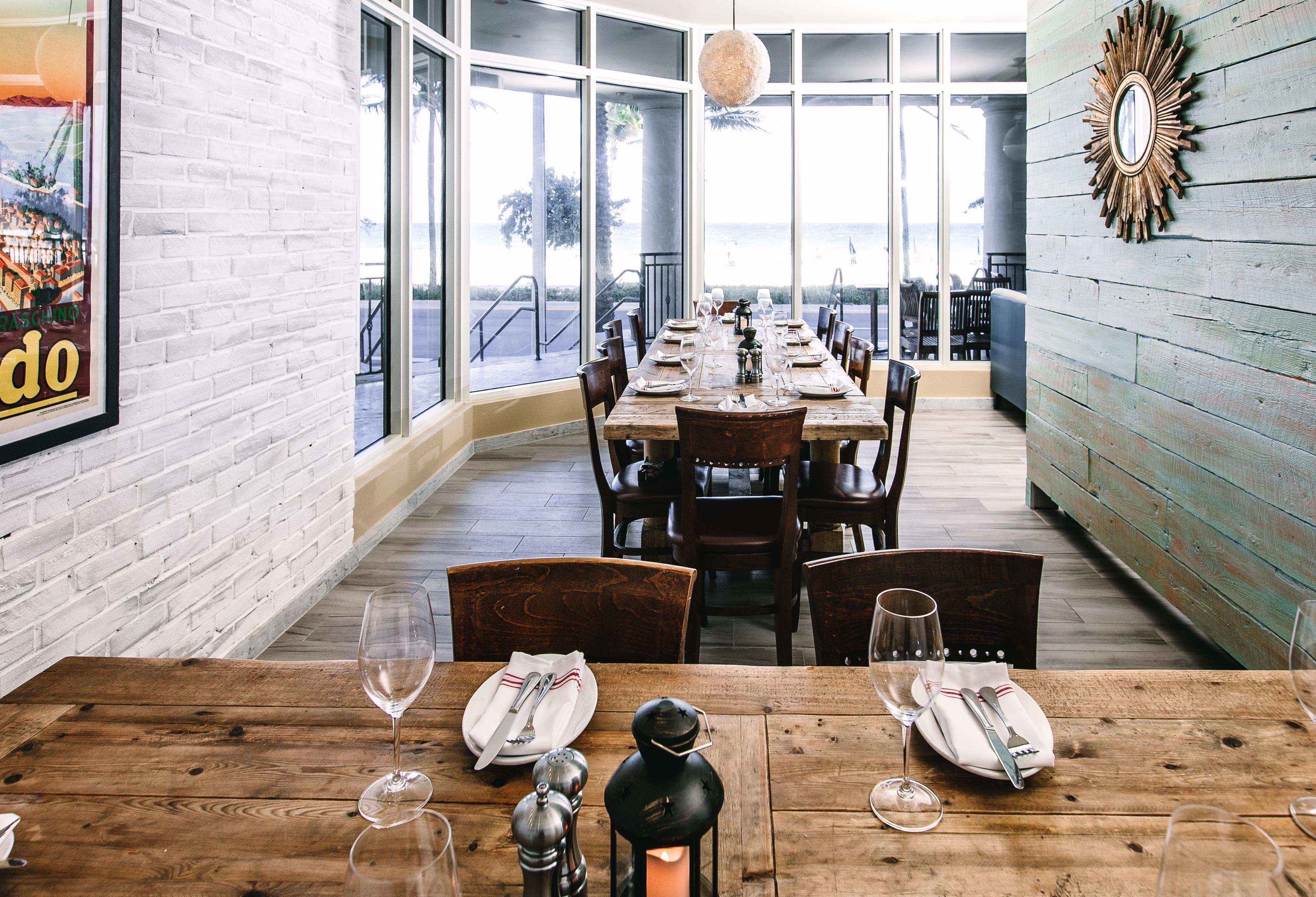 breakfast, lunch and dinner served