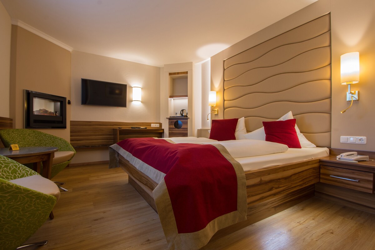 舒適雙人房, 河景 (Comfort Double Room Donau view) | 低過敏寢具、迷你吧、客房內保險箱、書桌