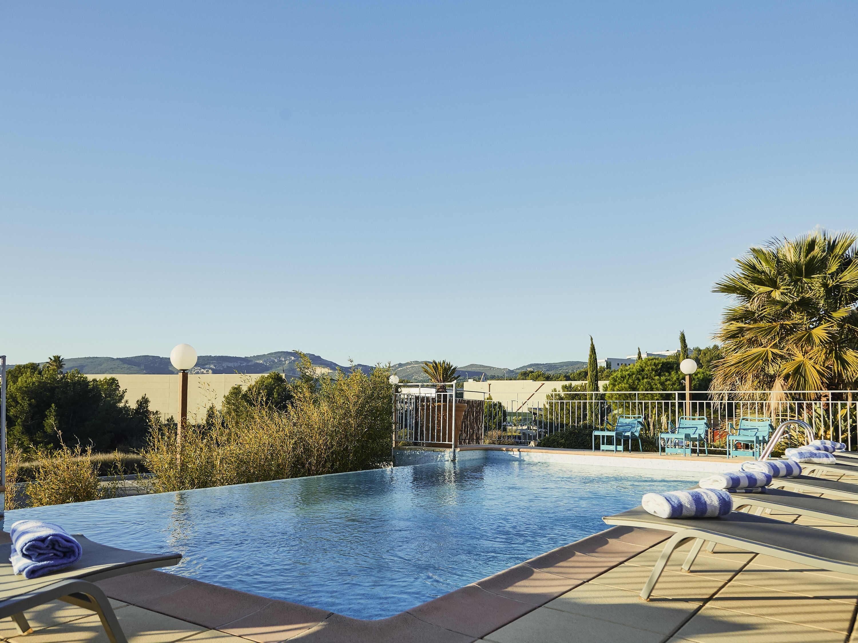 Double Room, Pool View | Premium bedding, pillowtop beds, desk, blackout drapes