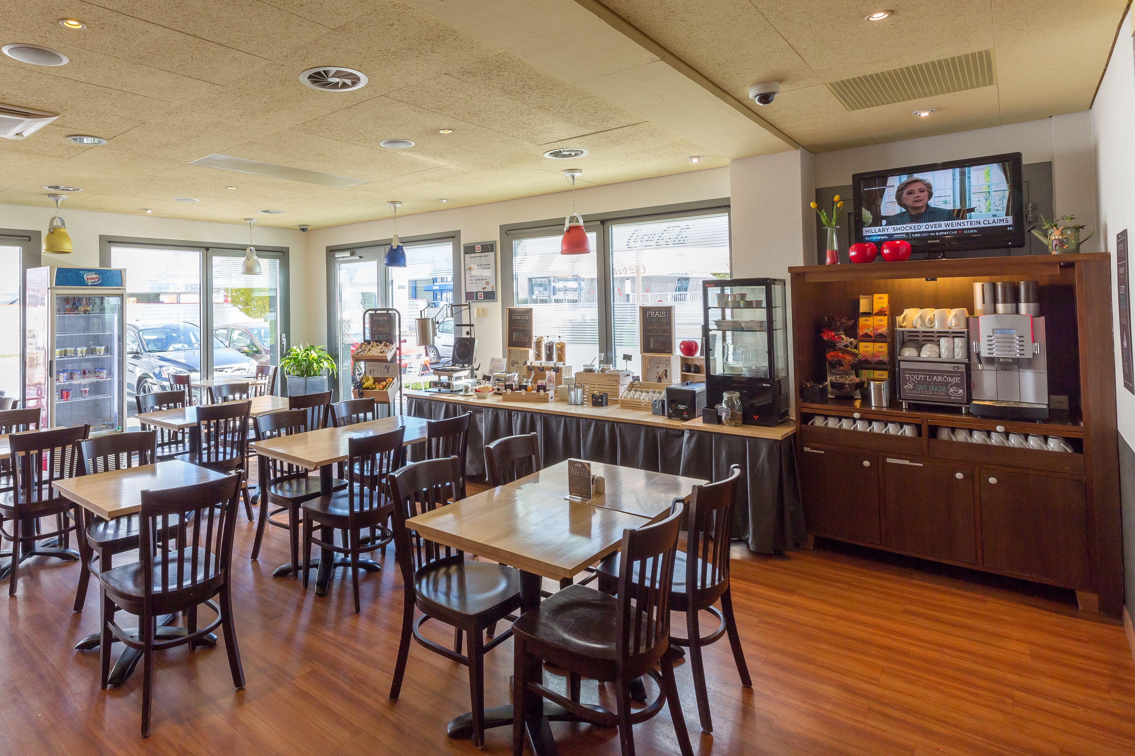 daily buffet breakfast (chf 16 per person)