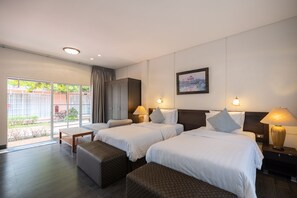 Super Deluxe Cottage | มินิบาร์, ตู้นิรภัยในห้องพัก, โต๊ะทำงาน, ผ้าม่านกันแสง