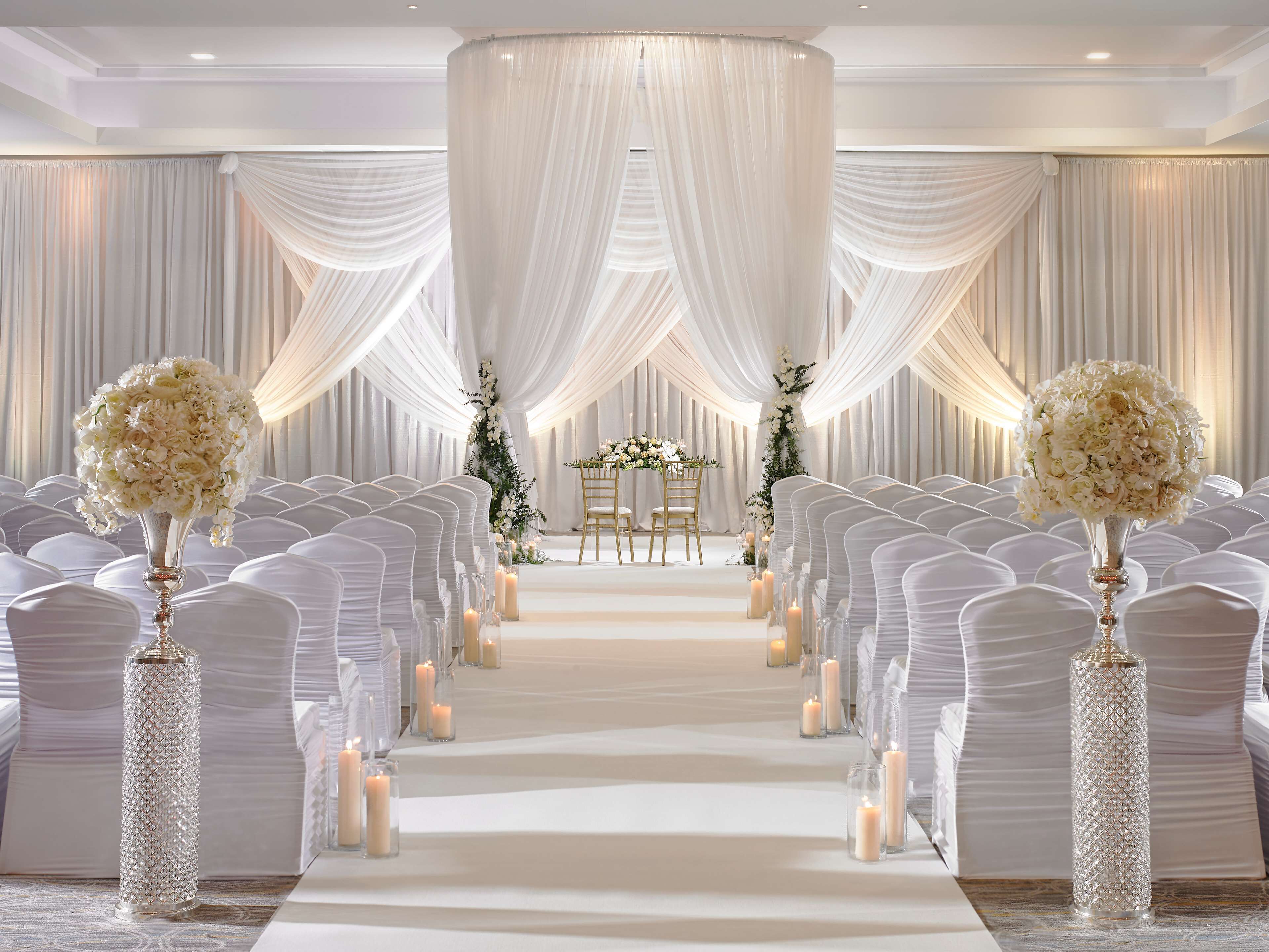 indoor wedding