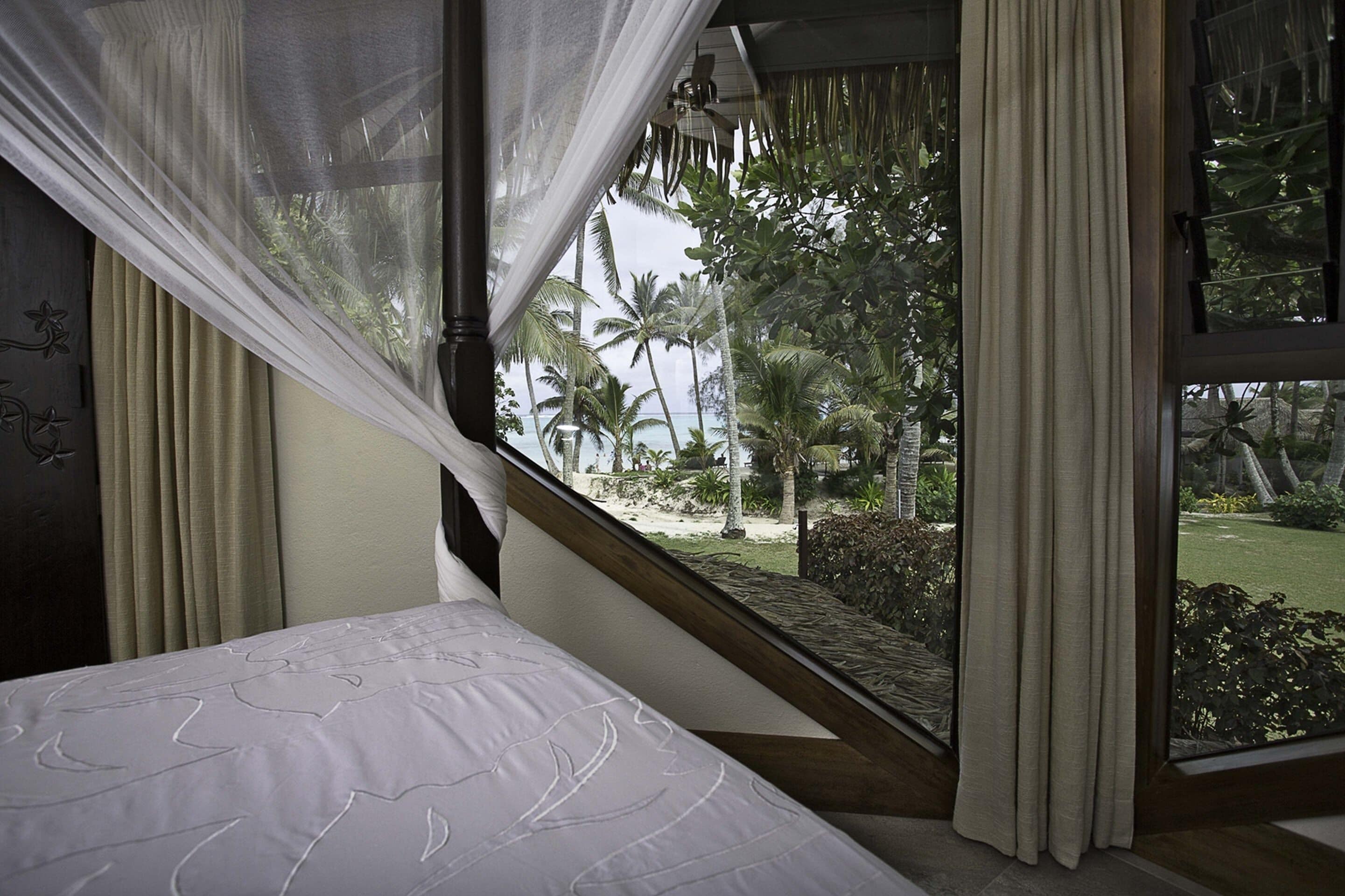 Villa Premium, 3 chambres, vue lagon | Vue de la chambre