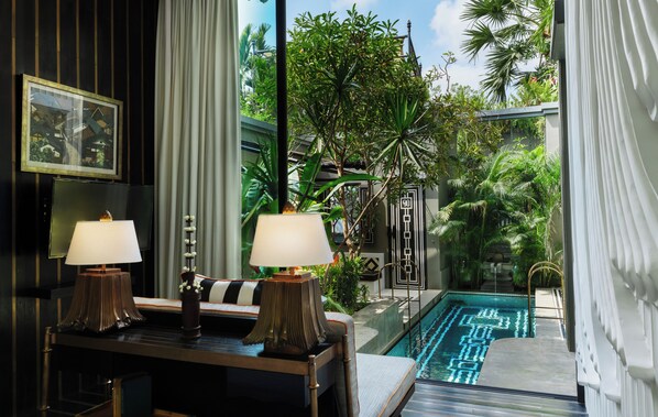 Royal Pool Villa King | Vue depuis le balcon