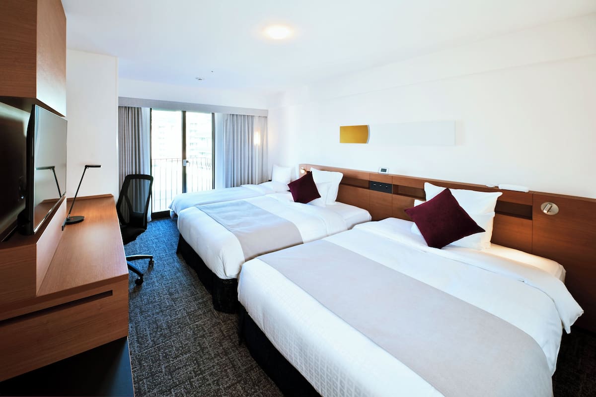 Premium Room, 2 Double Beds (High Floor) | Premium bedding, down duvets, in-room safe, desk