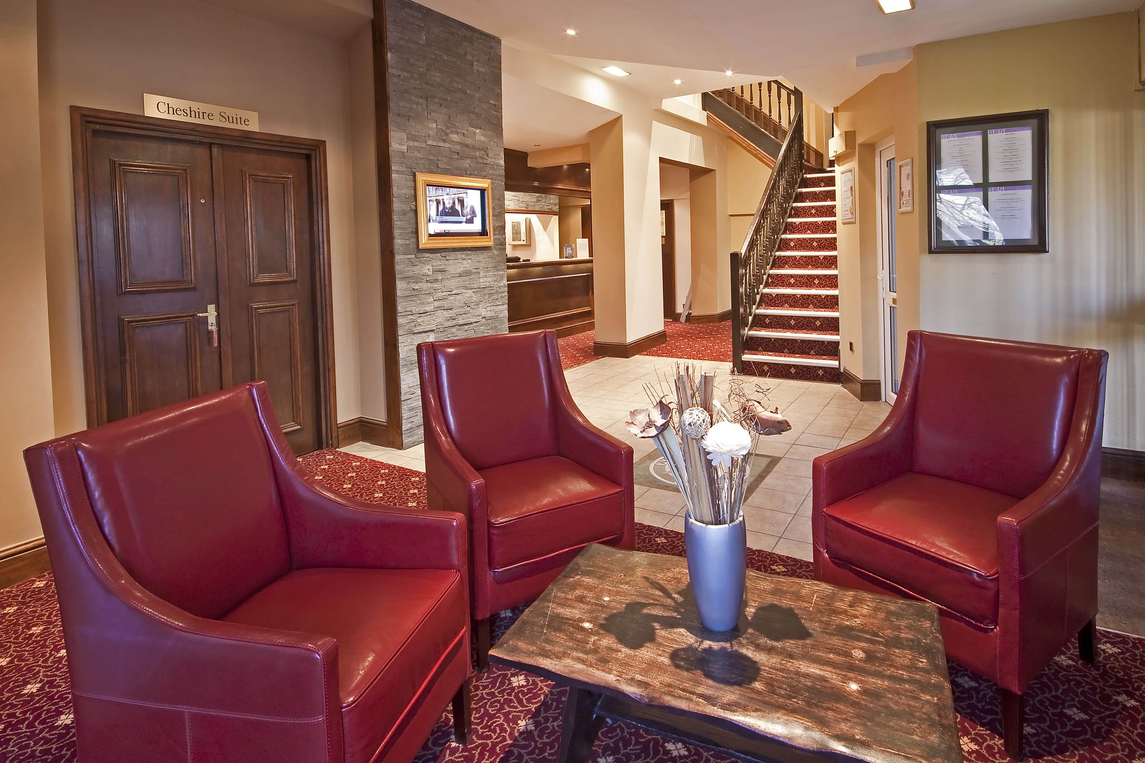 Zona de estar del vestíbulo