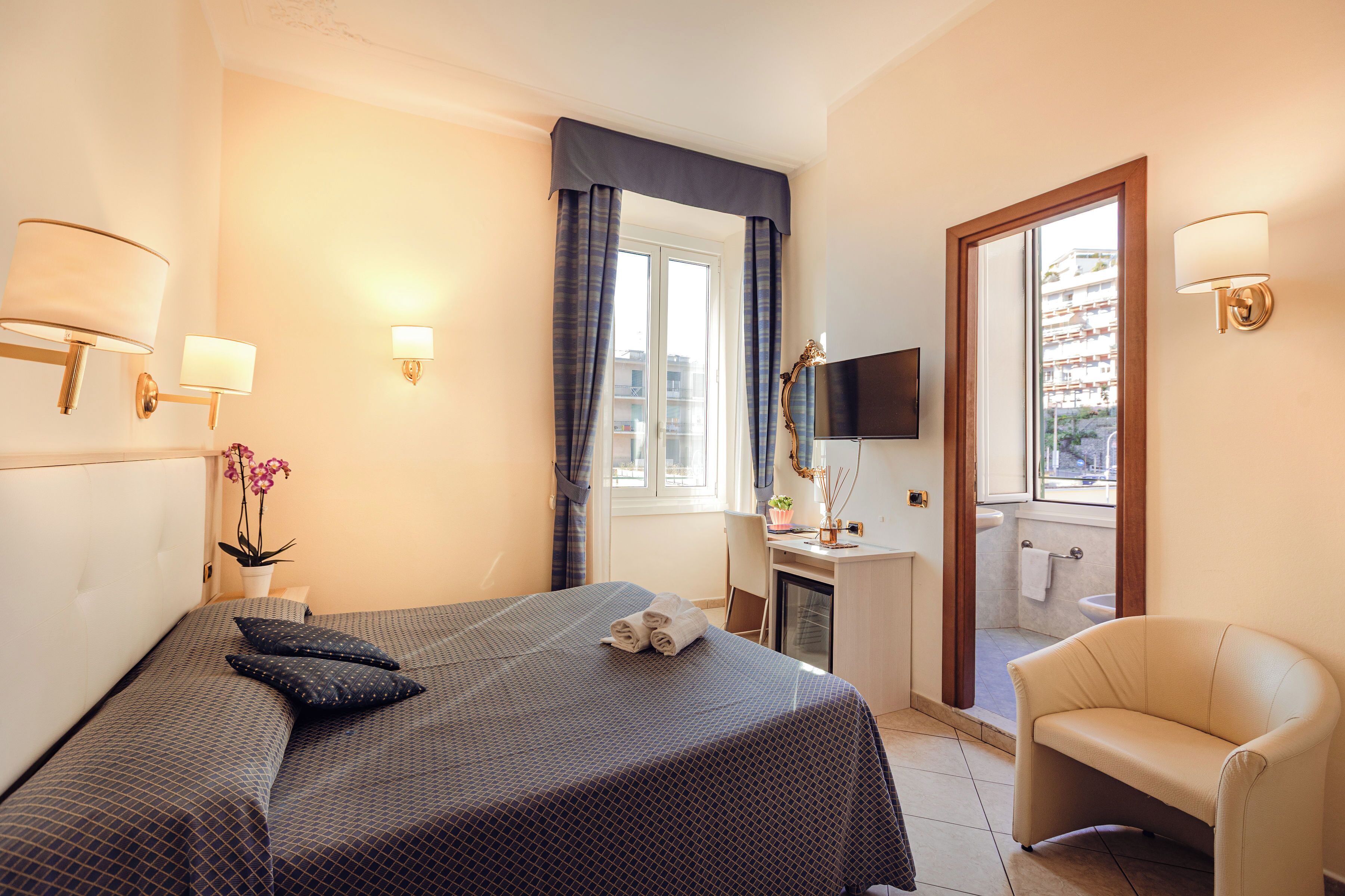 Standard Double Room | Down duvets, minibar, in-room safe, desk