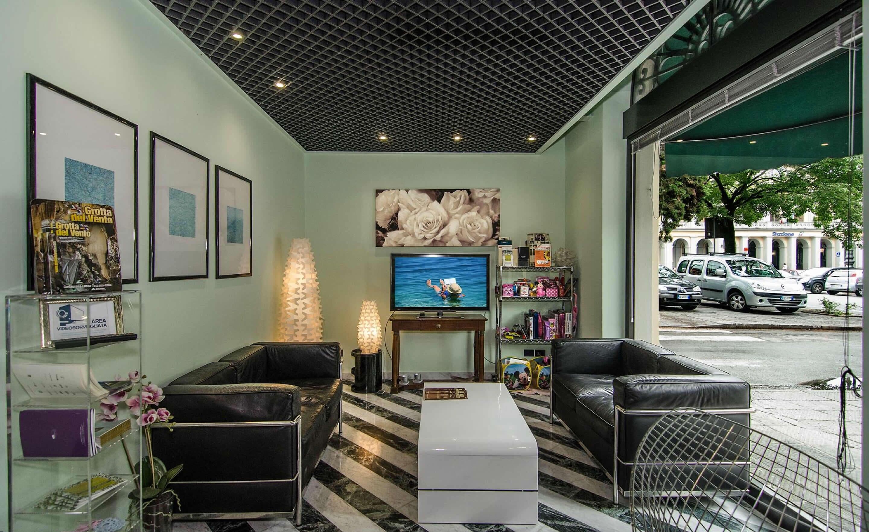 Sala de estar en el lobby