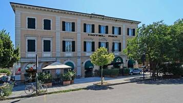 Fassade der Unterkunft