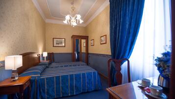 Down duvets, minibar, in-room safe, desk