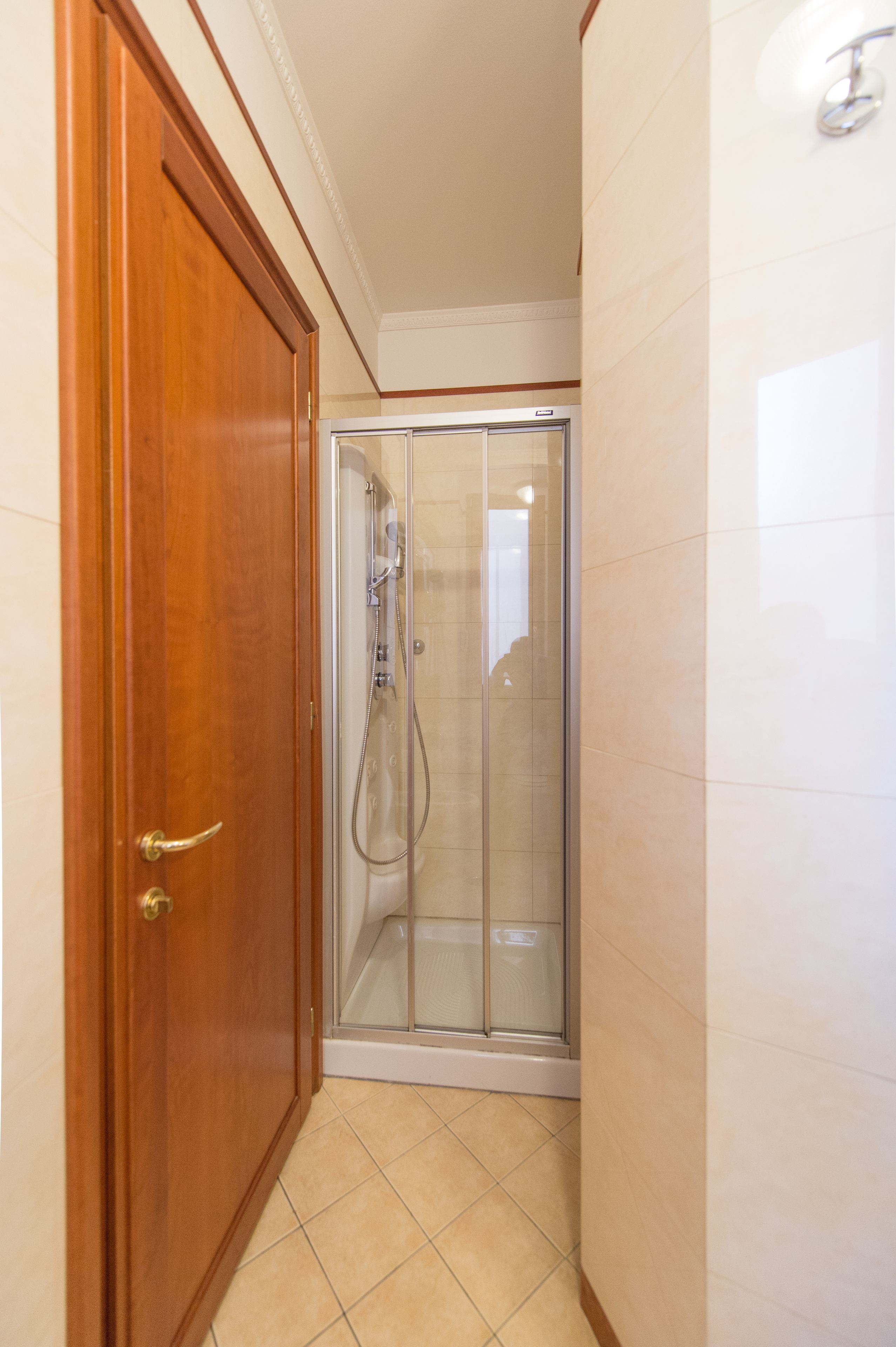 single room | bathroom | shower, rainfall showerhead, free toiletries, hair dryer