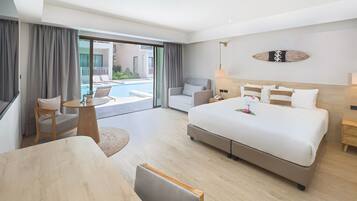 Deluxe Room, Pool Access | In-room safe, free WiFi, bed sheets