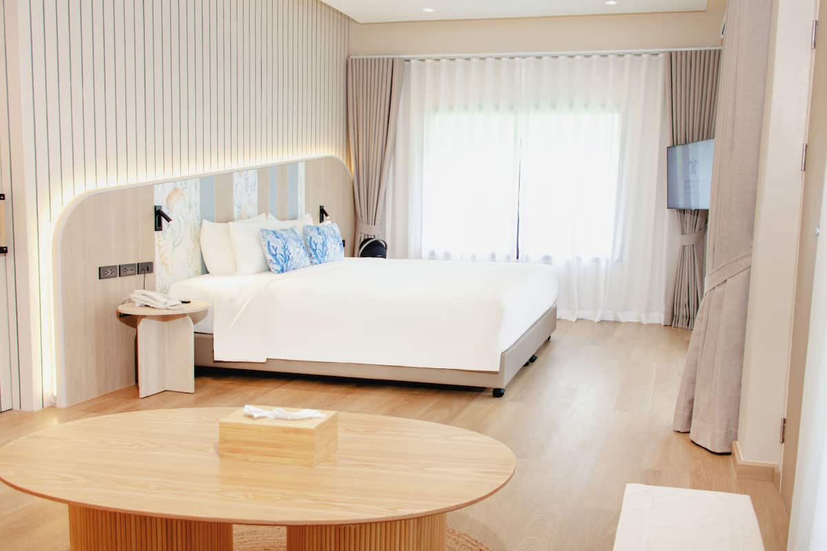 1 habitación, caja de seguridad en la habitación y cunas gratuitas