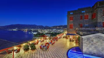 Blick von der Unterkunft