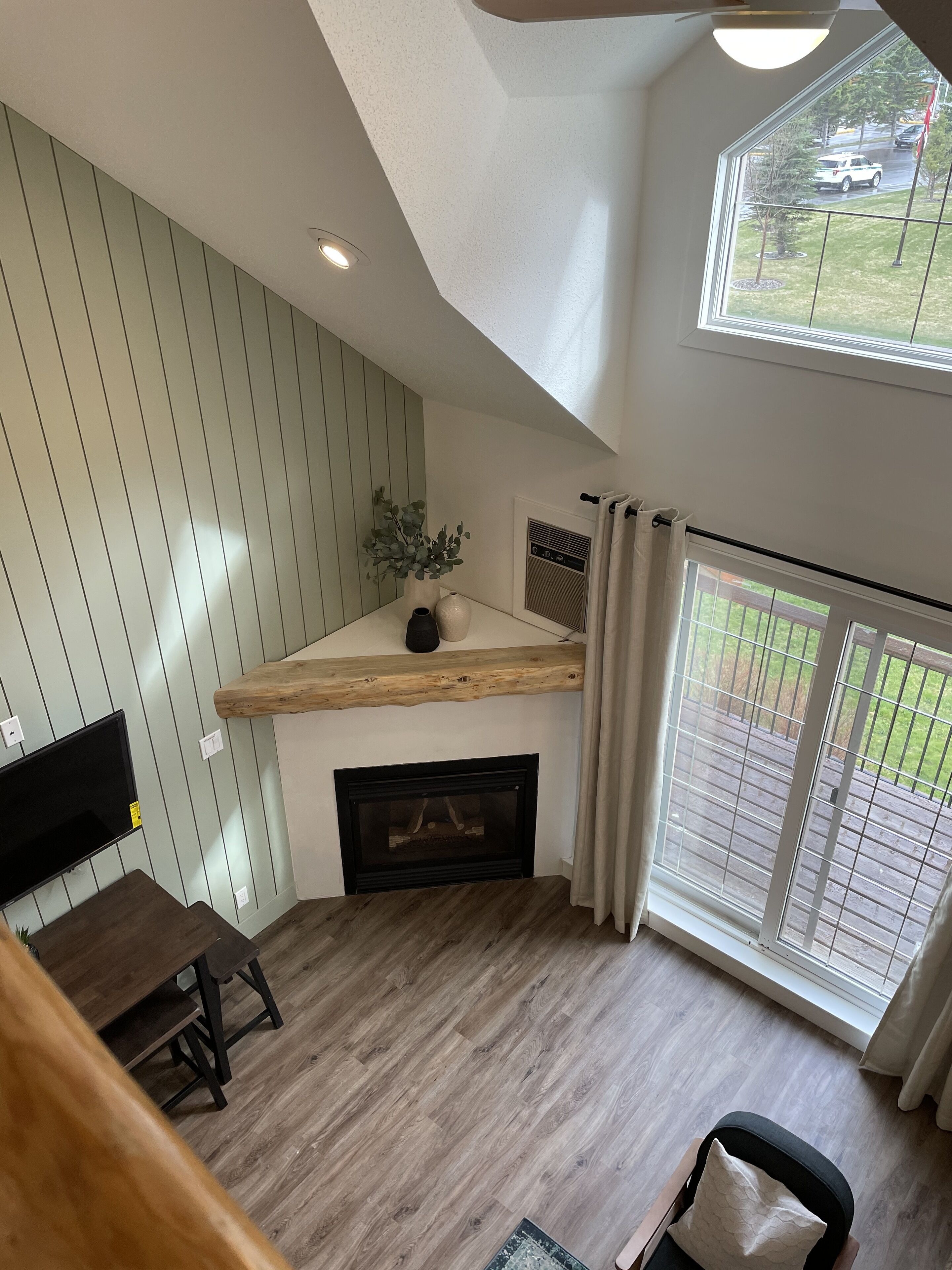 loft | living area | led tv