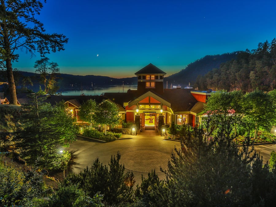 Entrée de l’hébergement