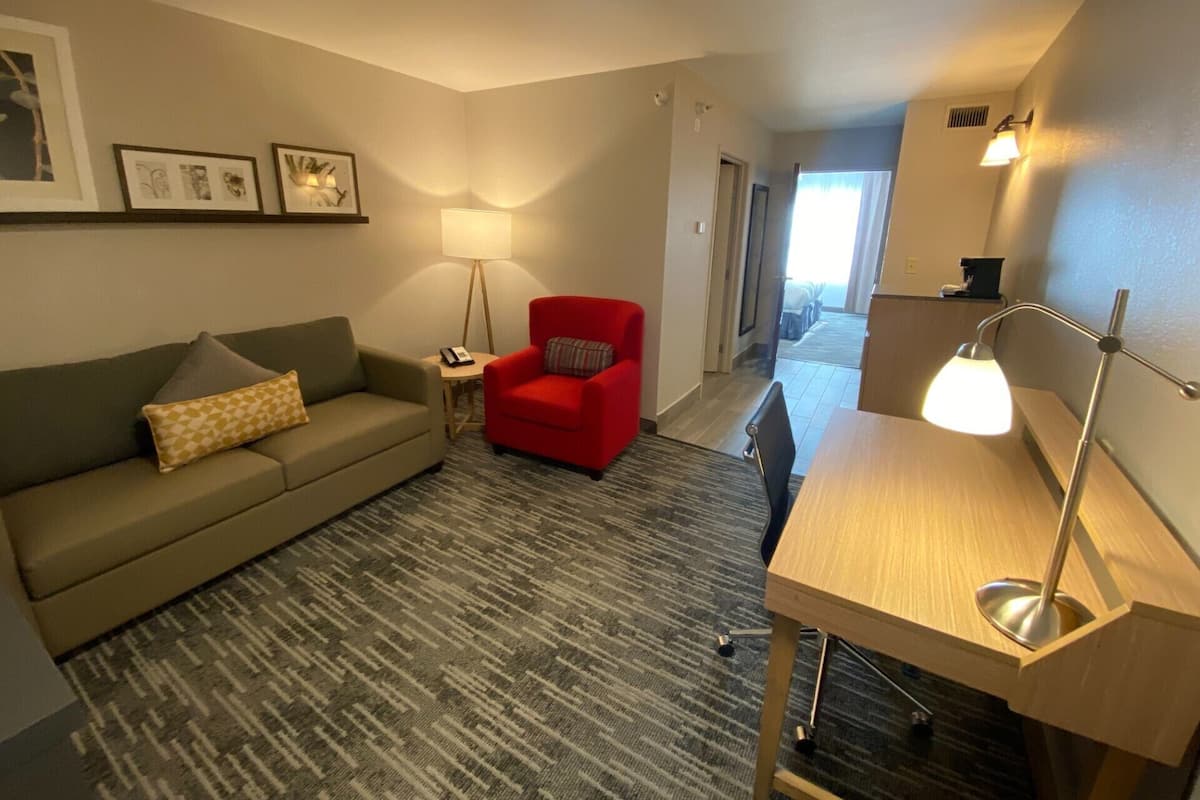 Suite, 1 Bedroom, Non Smoking | Living area | 43-inch LCD TV with satellite channels, TV