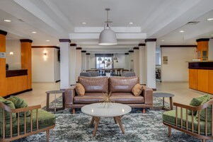 Sala de estar en el lobby