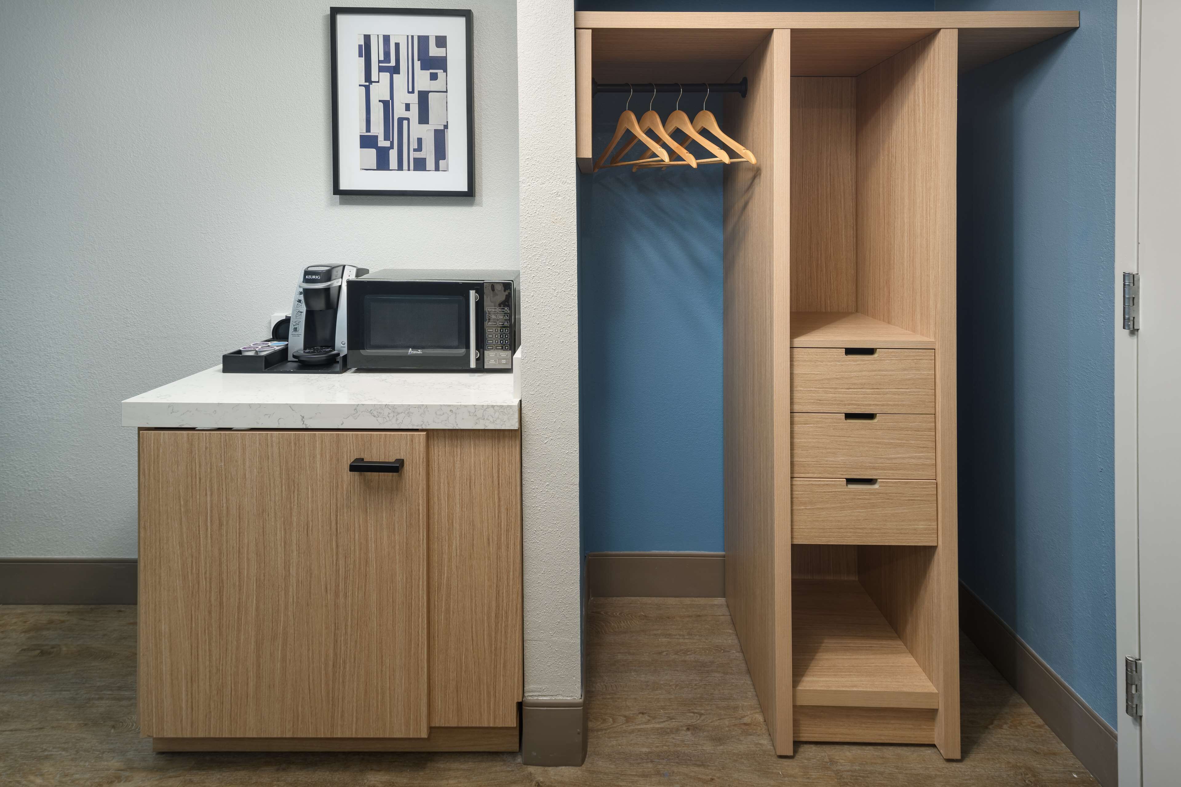 in-room safe, desk, blackout curtains, iron/ironing board