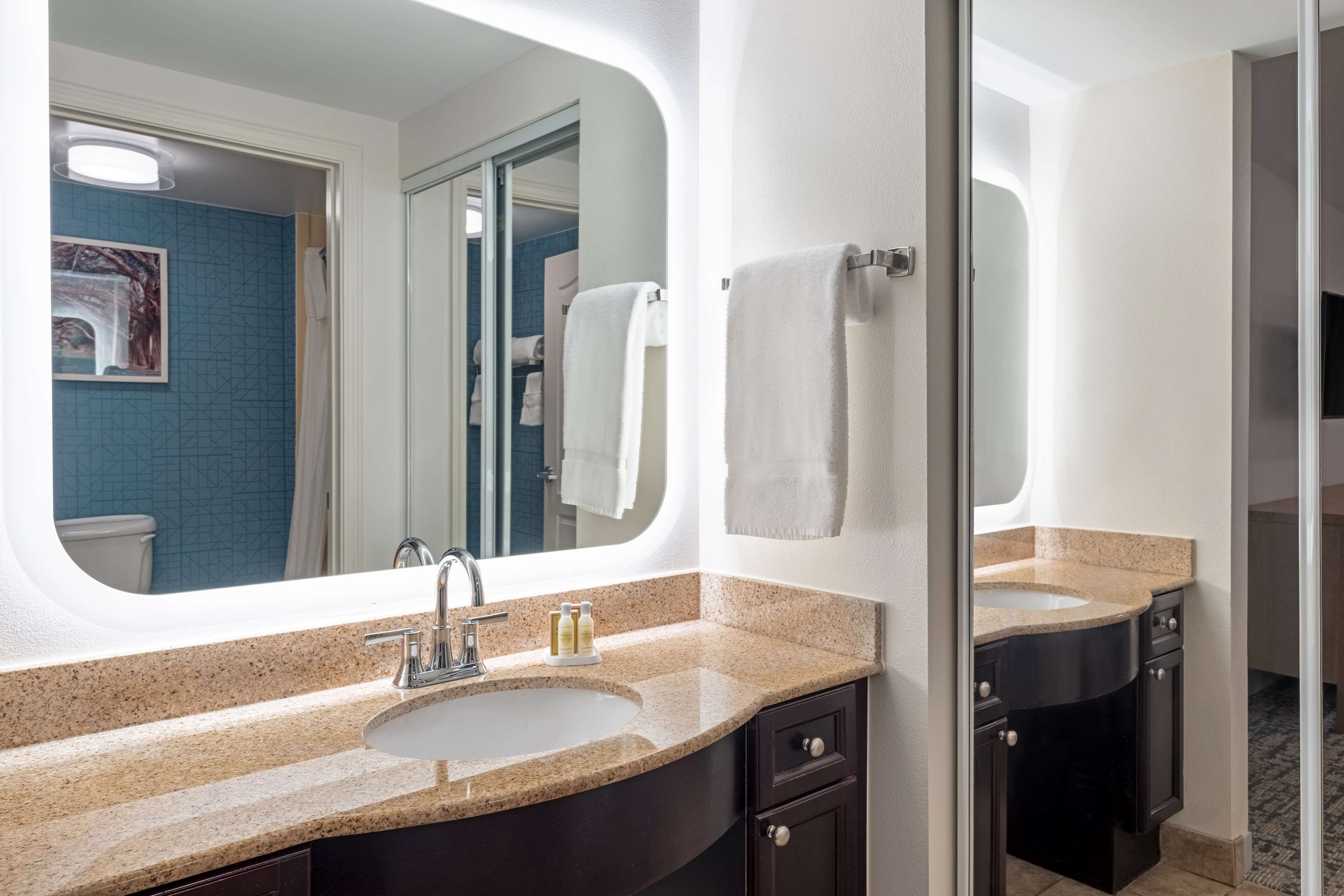 free toiletries, hair dryer, towels