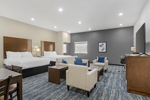 Suite, Multiple Beds, Non Smoking, Refrigerator & Microwave (with Sofabed) | Egyptian cotton sheets, premium bedding, pillowtop beds, desk