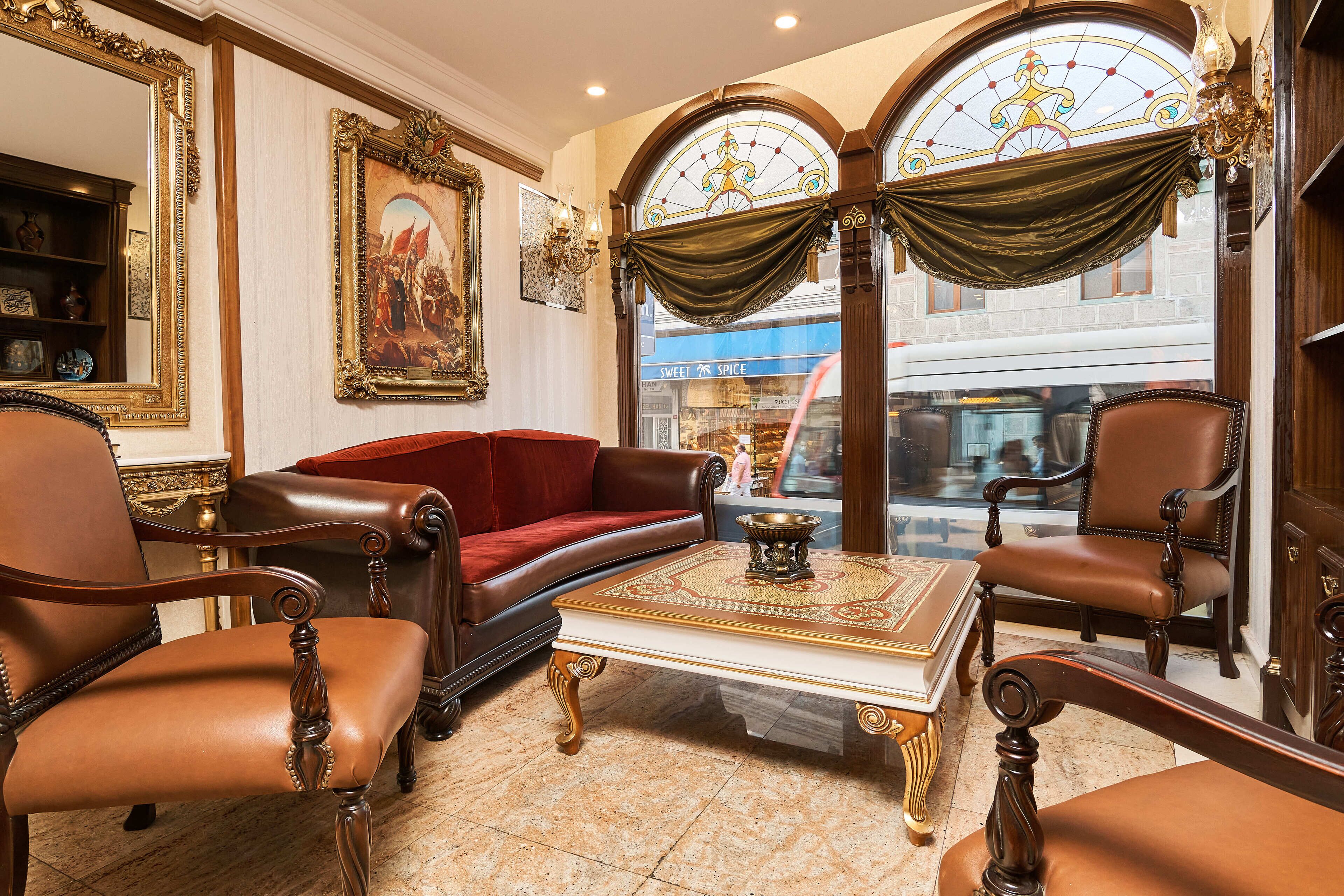 Lobby sitting area
