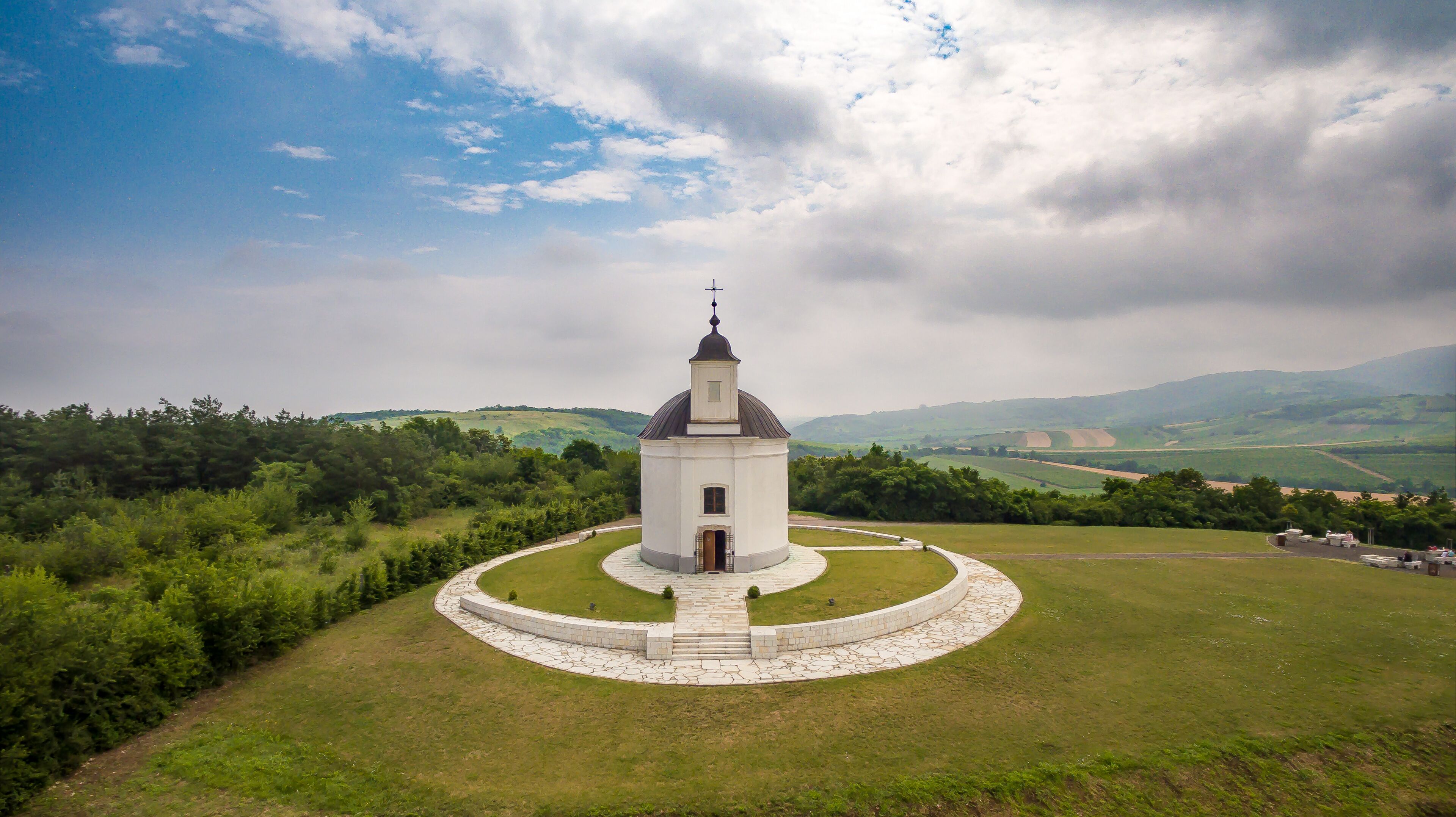 outdoor wedding area
