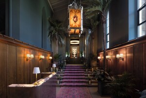 Interior entrance