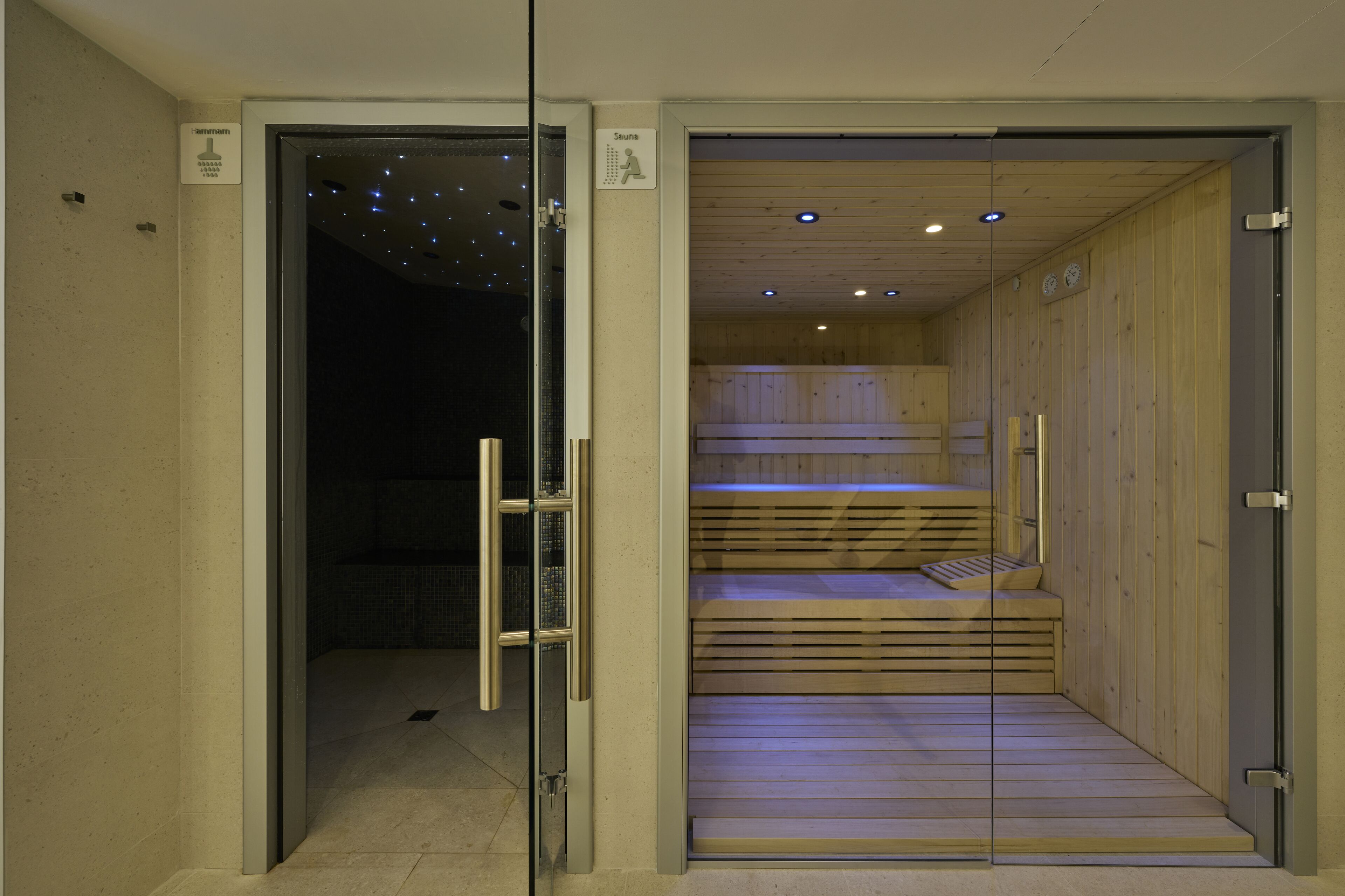 sauna, hot tub, massages