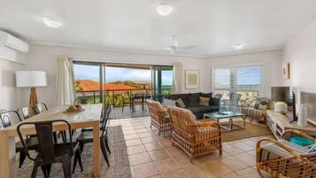 50-inch flat-screen TV with digital channels, TV