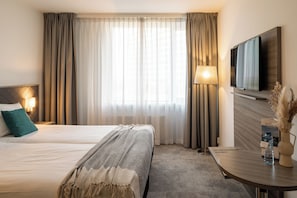 Minibar, in-room safe, desk, blackout curtains