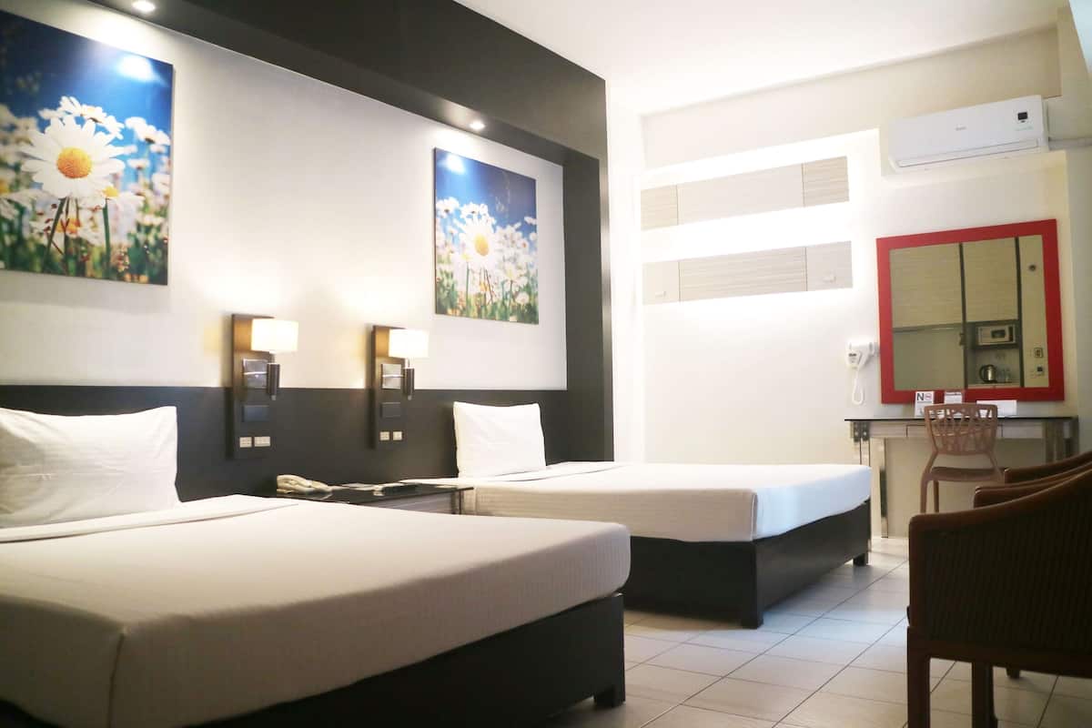 Camera Basic con 2 letti singoli (2 Beds) | Una cassaforte in camera, Wi-Fi gratuito, lenzuola