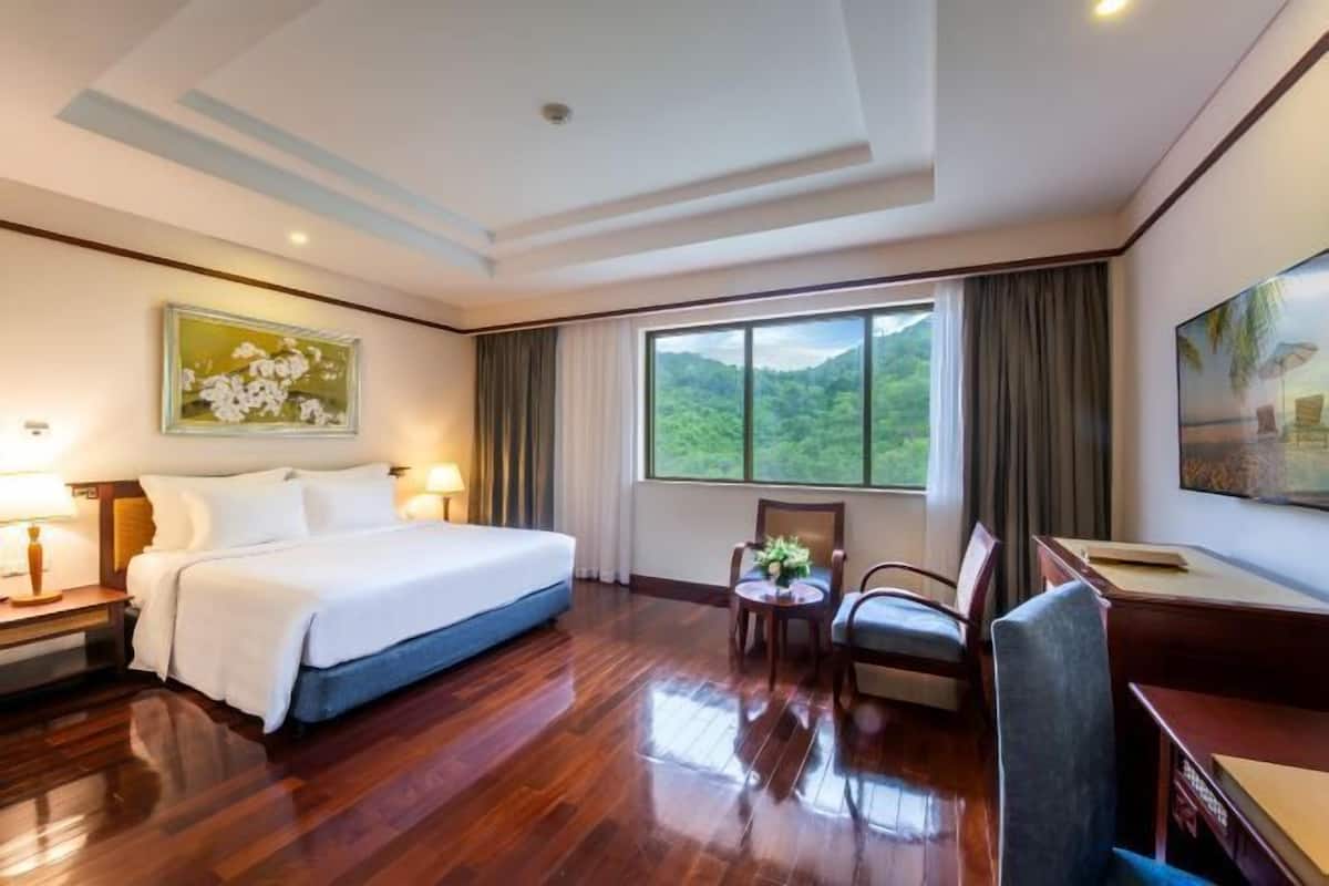 Minibar, in-room safe, desk, blackout curtains