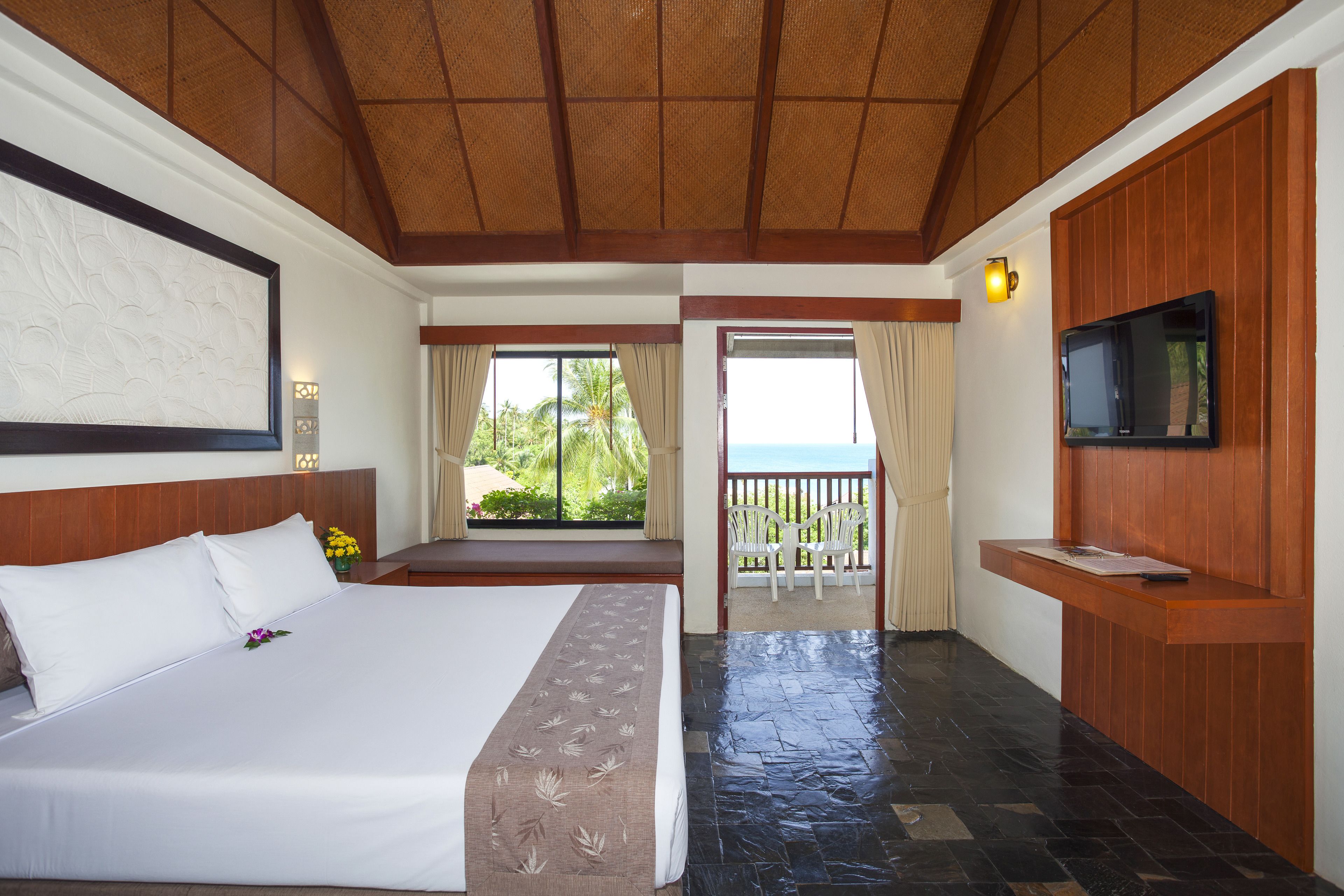 华丽客房, 海景 | 迷你吧、客房内保险箱、办公桌、免费 WiFi