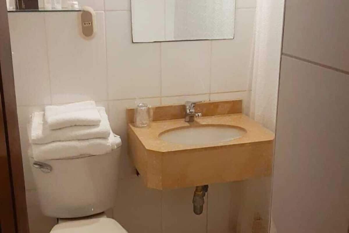double room, 2 single beds | bathroom | shower, hair dryer, towels