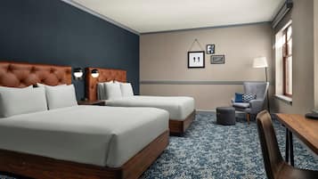 Seprai antialergi, brankas, meja kerja, dan tirai kedap cahaya