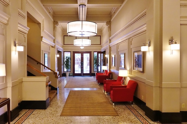Interior entrance