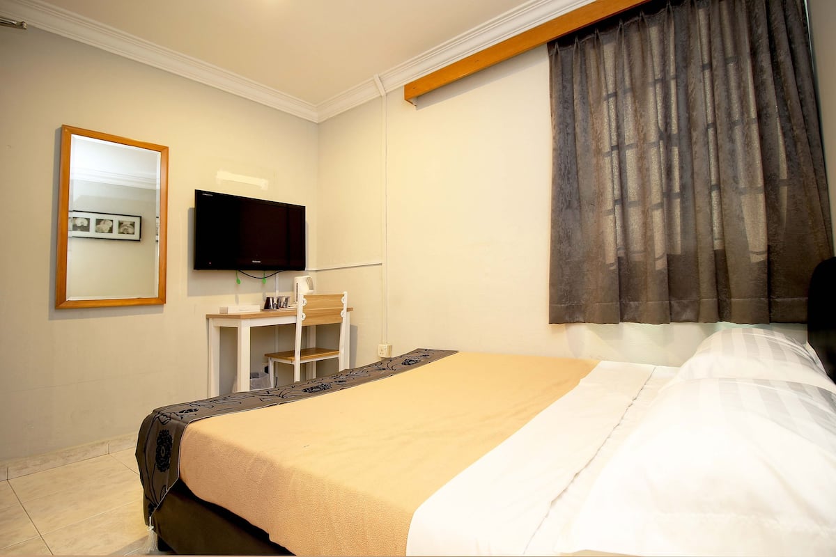Standaard tweepersoonskamer, 1 tweepersoonsbed, privébadkamer | Gratis wifi, beddengoed