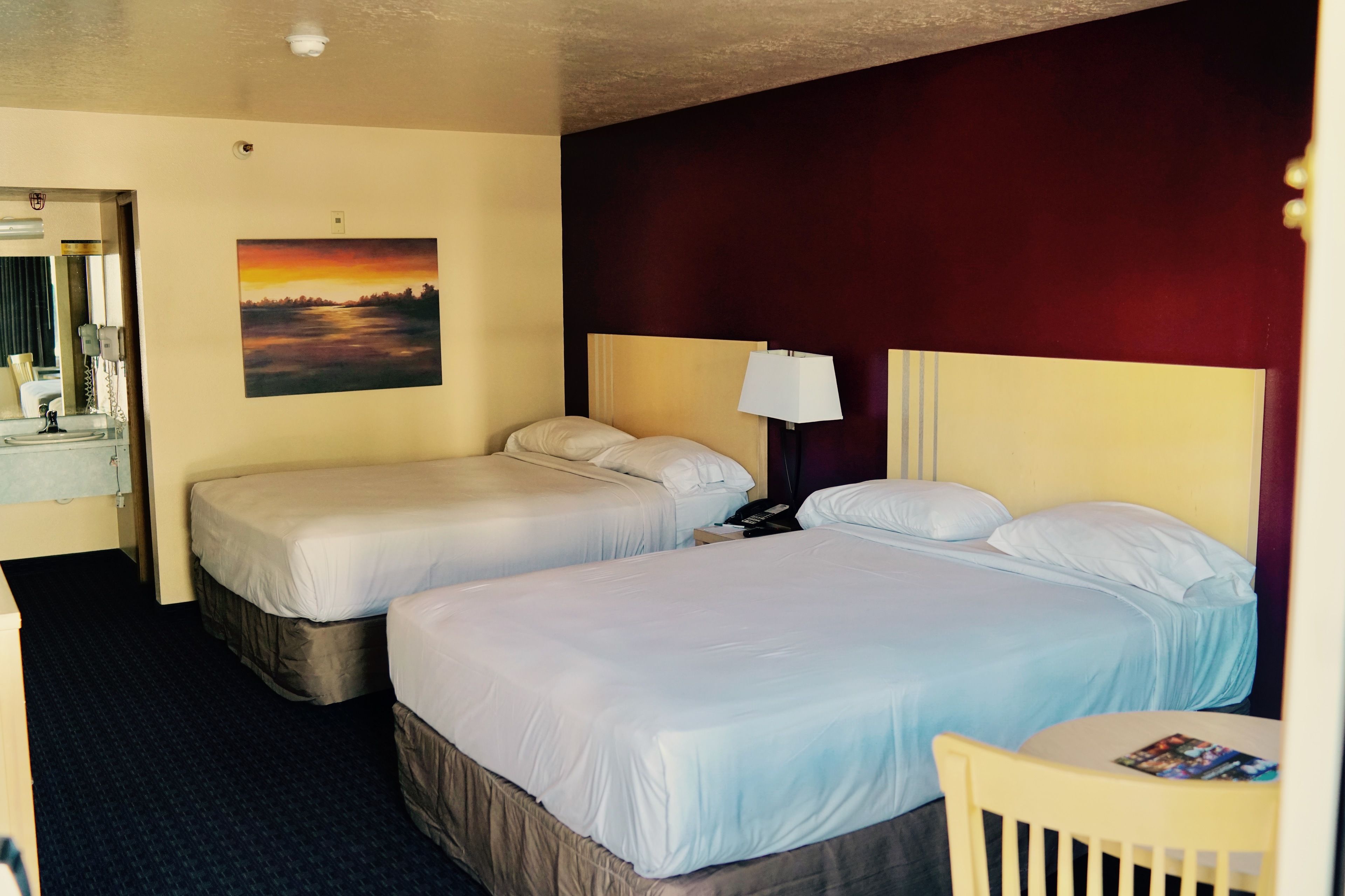 premium bedding, blackout curtains, free wifi, bed sheets